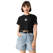 WOLVEZ WOMAN'S CROP TOP BLACK/WHITE